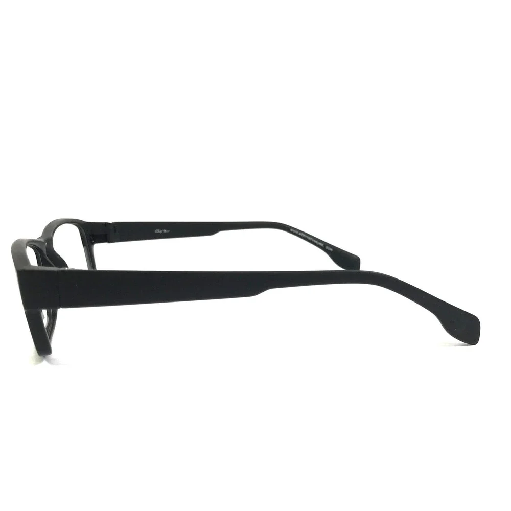 Clip Tech Choices Eyeglasses Frames K3874 C2 Black Rectangle Full Rim 55-17-38